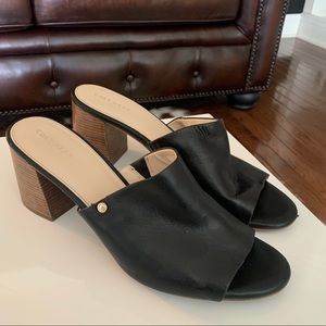 Cole Haan Diana Leather Mule Sandal Open Toed - 10